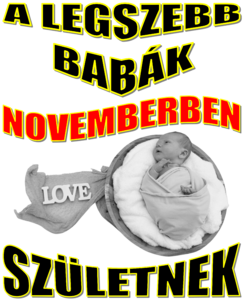 A legszebb novemberi babák